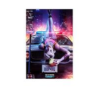 ARZARF Poster del film Harley Quinn, 6, decorazione per camera da letto, sport, ufficio, stanza, regalo, senza cornice, 30 x 45 cm