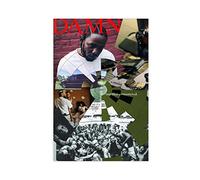 ARZARF Poster su tela di Kendrick Lamar Mr. Morale e The Big Steppers, decorazione artistica da parete per soggiorno, camera da letto, senza cornice, 30 x 45 cm