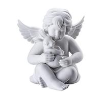 Arzberg Rosenthal 69056-000102-90531 - Angelo con coniglio grande, 14 cm, colore: Bianco opaco