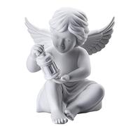 Arzberg Rosenthal Angelo con lanterna, Ø 12,0 cm x H 13,9 cm, porcellana bianca opaca, confezione regalo inclusa