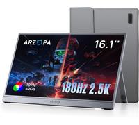 ARZOPA Z3FC-MONITOR Portatile, 16,1 , Full-HD, 2.5K, 180Hz USB-C tempo di risposta 1 ms - +Borsa per la conservazione - Nouvo