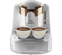 arzum OK001-WH Okka Caffettiera elettrica Bianco, Rame