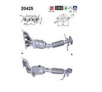 As 20425 Catalizzatore per Ford C-Max DM2 Volvo C30 533