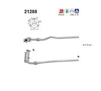AS 21288 Catalizzatore Per Opel Corsa B S93