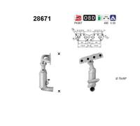 Catalizzatore 28671 AS per MINI PEUGEOT CITROËN