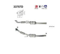 Catalizzatore 33757D AS per AUDI VW SEAT