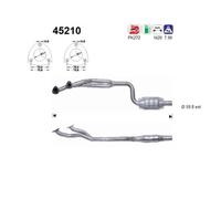 AS 45210 Catalizzatore Per BMW E39