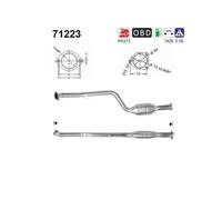 ASA Selection Catalizzatore AS 71223 per Mercedes‑Benz W203 S203 CL203 C209 A209