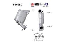 Catalizzatore 91065D AS per SUZUKI GRAND VITARA II