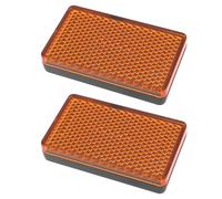 AS Axis Spindleon 1 paio di riflettori per forcella anteriore moto, arancione, 62 x 37 mm, compatibili con BMW F650GS F750GS F900R R1200GS R1250GS S1000R