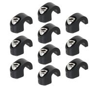 AS Axis Spindleon 10 clip a C per freno per bici con viti compatibili con MTB, compatibili con MTB Road BMX E-Bike Routes Brake o Shifter Housing lungo la forcella o il telaio riduce il cavo schiaffo