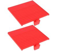 AS Axis Spindleon 2 coperture per porta della batteria della console di gioco compatibile con batteria GameBoy Play it Loud (rosso