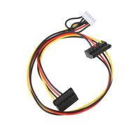 AS Axis Spindleon Cavo di Alimentazione sata 6 Pin a Doppio sata 15 Pin 37 cm Adattatore Splitter per hdd ssd Compatibile con Acer Scheda Madre