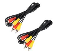 AS Axis Spindleon Confezione da 2 Cavi av RCA Composito 1,8 m 6 ft Compatibile con Nintendo Entertainment System NES Console