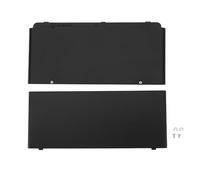 AS Axis Spindleon Cover anteriore e posteriore per alloggiamento batteria superiore compatibile con Nintendo New 3DS versione 2015, nero