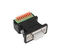 AS Axis Spindleon DB9 Connettore femmina Breakout 9 Pin Adattatore terminale a vite compatibile con RS232 RS485 PLC seriale CNC