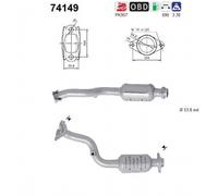 AS Catalizzatore Adatto A per Nissan Qashqai + 2 I J10 JJ10 Benzina 74149
