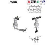 AS CATALIZZATORE Kat Adatto Per Fiat Punto 188_ 188AX Benzina 55282