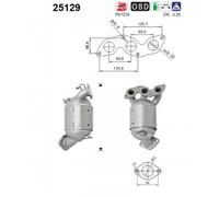 AS Catalizzatore Kat Adatto Per KIA Picanto TA Benzina 25129