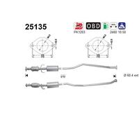 AS CATALIZZATORE Kat Adatto Per Mazda 3 BM BN Benzina 25135