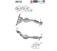 AS CATALIZZATORE Kat Adatto Per Mazda 5 CR19 3 BK Benzina 25112