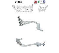 AS Catalizzatore Kat Adatto Per Mercedes-Benz Classe A W168 Benzina 71166