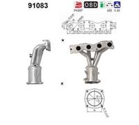 AS CATALIZZATORE KAT Adatto Per Suzuki Swift III MZ EZ Benzina 91083