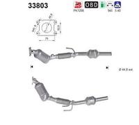 AS CATALIZZATORE Kat Adatto Per VW Polo AW1 BZ1 1.0 TSI Seat Ibiza V KJ1