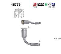 AS Catalizzatore Per Citroën Berlingo B9 1.6 Peugeot Partner Tepee 15779