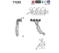 AS Catalizzatore Per Mercedes-Benz C-Class W203 S203 CL203 C209 200 Compressore