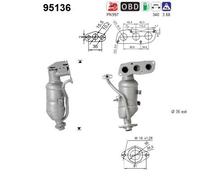 AS Catalizzatore per Toyota Yaris _P9_ 1.0 Vvt-I NHP13_NSP13_NCP13_KSP13