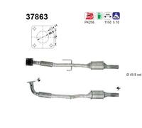 AS Catalizzatore Per VW Lupo 6X1 6E1 1.4 16V Polo 6N2 Seat Arosa 6H 37863