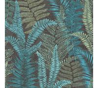 Felce Foglie Carta da Parati AS Creation 39347-3 Verde Blu Botanico Trama Vinile