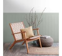 Dado Pannello Legno Asticelle Parati 39803-1 Verde Lusso Vinile AS Creation