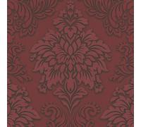 AS Creation Rosso 36898-3 Lizzy Londra Barocco Damasco Parati Floreale Glitter