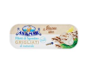 As Do Mar Filetti di Sgombro Al Naturale 120gr