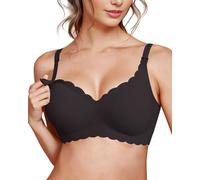 As Fairy Reggiseni Allattamento, Reggiseno per maternità Senza Ferretti Ultra Comfort di Gravidanza per Le Donne con ulteriori Estensioni Reggiseni