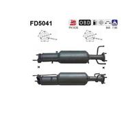 As FD5041 Fuliggine Filtro Antiparticolato Sistema per Chevrolet Captiva C100