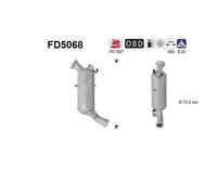 As FD5068 Fuliggine Filtro Antiparticolato Sistema per Mercedes-Benz W204
