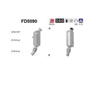 As FD5090 Fuliggine Filtro Antiparticolato Sistema per BMW F31 F30 F80 F20 F21