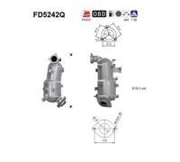 As FD5242Q Fuliggine Filtro Antiparticolato Sistema per Toyota Rav 4 III IV