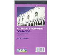 As Global 40 Blocchi Comande Autoricalcanti Triplice Copia per Ristoranti e Bar - Moduli Ordini Camerieri con Fogli Staccabili Numerati - Blocchi Comande Ristorazione per Pizzerie, Pub, Alberghi
