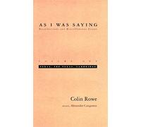 As I Was Saying, Volume 1: Texas, Pre-Texas, Cambridge