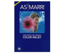 carta duo color graphic - inkjet - a3 - 120 gr - 50 fogli - effetto opaco fronte/retro - bianco - as marri