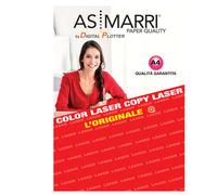 AS MARRI - 8822 - Carta Photo LL 8822 - per laser - A3 - 170 gr - 100 fogli - effetto lucido fronte-retro - bianco - As Marri - 59797 - Conf. da 1 Pz. - 8822