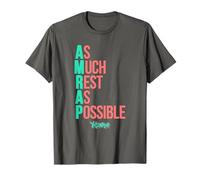 As Much Rest As Possible AMRAP Funny FIT2SERVE Maglietta