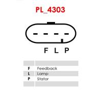 AS-PL A1043 Alternatore