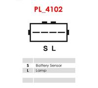 RIDEX 4G0350 Alternatore 110A 12V per NISSAN MURANO (Z50)