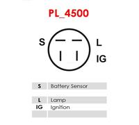 Alternatore con puleggia A2032 AS-PL per OPEL MONTEREY A FRONTERA A CAMPO