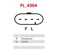AS-PL A3859S Alternatore